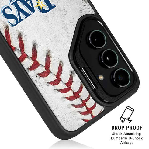 MLB Tampa Bay Rays Game Ball Galaxy S25 Kickstand Case